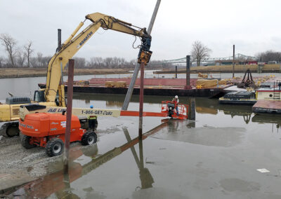 Missouri River Boat Ramp Construction